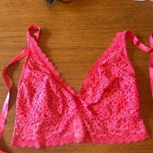 Pink bralette